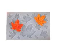 Halloween Pumpkin Mold - Pumpkin Maple Leaf Cookie Cutter | Craft Making Resin Molding, Halloween Silicone Mold, Autumn Craft Making Decoration Supplies Candy Chocolate Gumpaste Resin