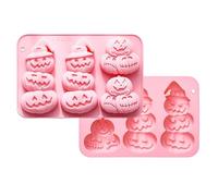 Halloween Pumpkin Mold Set - Silicone Baking Tray for Candy, Chocolate & Jelly Making