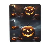 Halloween Pumpkin Mouse Pad, Computer Mouse Mat, Easy Gliding, Durable, Portable, Office&Home, Multiple Sizes