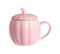 Halloween Pumpkin Mug - Ceramic Tea Cup Halloween Pumpkin Mugs | Cute Pumpkin Coffee Cup, Novelty Ceramic Pumpkins Shaped Cups, Fall Mugs Halloween Drinkware for Kids & Adults