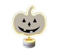 Halloween Pumpkin Night Light, Cosy Warm White Glow USB Bedside Light