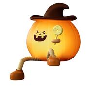Halloween Pumpkin Night Light | Fall Night Light | Cute Bright Touch Dimmable Lamp with Timer for Nursery Sleep Breastfeeding Home Desk Bedroom Bathroom