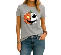 Halloween Pumpkin Nightmare Jack Skellington Before Christmas Film | Christmas Women's T-Shirt, gray, 3XL