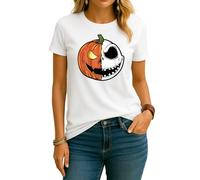 Halloween Pumpkin Nightmare Jack Skellington Before Christmas Film | Christmas Women's T-Shirt, White, 3XL