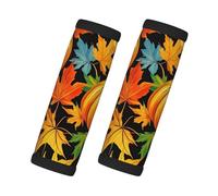 Halloween Pumpkin Patterns Print Handles Protection Luggage Handle Wrap Grips 2 Packs Suitcase Identifiers Soft Grip