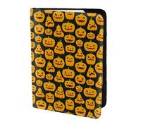 Halloween Pumpkin Patterns Printing 5.5 Inch Passport Holder Case with Document Credit Card Organizer for Travel