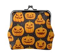 Halloween Pumpkin Patterns Printing Minimalist Travel Wallet, Small Storage Pouch for Hiking Trips and Outdoor Excursions