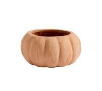 Halloween Pumpkin Planter Pot -Decorative Indoor Outdoor Flower Succulent Container, Harvest Fall Thanksgiving Halloween