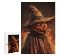 Halloween Pumpkin Scarecrow Art Print Puzzle 1000 Teile Schwer Puzzle Spielzeug Lernspiel Impossible Herausforderungsspielzeug Für Erwachsene Kinder 1000 PCS