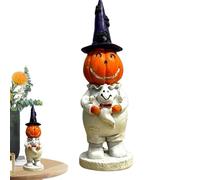 Halloween Pumpkin Sculpture, Smiling Pumpkin Statue for Indoor and Outdoor Decoration, Creative for Party Decor Living Room Bedroom Haunted House Cosplay Carnival