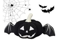 Halloween Pumpkin Shaped Throw Pillow | Spooky Pumpkin Throw Pillow for Halloween Party | Plush Seasonal Holiday Couch Sofa Bed Cushion Decoration for Car Bedroom Living Room Desk Dining Room