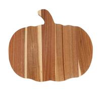 Halloween Pumpkin Shaped Wood Cutting Board Kitchenware, Gothic Kitchen Trays Decor with Handle Wooden Charcuterie Board Party Serving Platter for Thanksgiving Fall Decoration & Gift