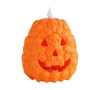 Halloween Pumpkin Skulls Decorated Night Lights, Halloween Party Scenes Props Lights, Halloween Lights for Indoor, Outdoor Decoration (A)