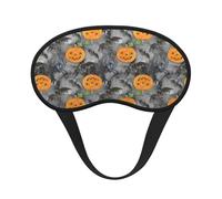 Halloween Pumpkin Sleep Mask for Side Sleeper, Eye Mask Sleeping for Women Men,for Sleeping with Elastic Band