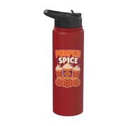 Halloween Pumpkin Spice Coffee Ghost Witch Hat Fall Latte Stainless Steel Insulated Water Bottle