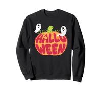 Halloween Pumpkin Spooky Ghost Fall Autumn Season Women Girl Sweatshirt