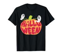 Halloween Pumpkin Spooky Ghost Fall Autumn Season Women Girl T-Shirt