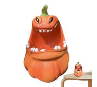 Halloween Pumpkin Storage Box,Pumpkin Storage Container | Resin Pumpkin Snack Holder,Candy Boxes for Tricks or Treats, Halloween Pumpkin Statue