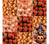 Halloween Pumpkin Sweets & chocolate Pick N Mix Trick & Treat Candy Gummy Retro Sweets 1Kg