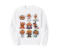 Halloween Pumpkin T-Shirt - Jack-o'-Lantern Costume Group Sweatshirt