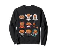 Halloween Pumpkin T-Shirt - Jack-o'-Lantern Costume Group Sweatshirt