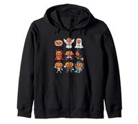 Halloween Pumpkin T-Shirt - Jack-o'-Lantern Costume Group Zip Hoodie