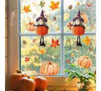 Halloween Pumpkin Witch Ornaments,Gold Halloween Pumpkin Ornaments | Outdoor Decor For Haunted House Party Patio Yard Home Front Garden Farm Entryway Backyard