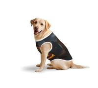 Halloween Pumpkinprint Medium Large Pets Vest Breathable Cozy Home Party Sleeveless Tank Top T-Shirt