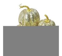 Halloween Pumpkins Autumn Halloween Decoration - Glitter Decorative Figures for Table Celebration Home Hallway Party