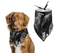 Halloween Pumpkins Ghosted Ravens Dog Bandanas Pet Scarves Kerchief Triangle Handkerchief Cat Puppy Clothing