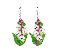 Halloween Pumpkins Halloween Jewellery Set Your Ensemble With These Captivating Earrings Unleash Your Dark Glamour! Party Decoration Jewellery for Women (A, 7cm)