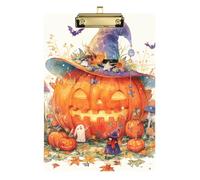 Halloween Pumpkins Stars Witch Mushrooms Artists Pad Large Hard Board For Teacher Must Have To Basic Class Size 25x30cm