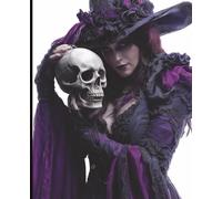 Halloween Purple Witch Composition Notebook: A Magical College-Ruled Journal for Seasonal Notes, Spells, and Creative Writing