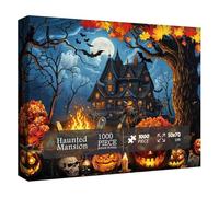 Halloween Puzzle Adult Puzzle Wooden Puzzle Suitable For Children Toddlers And The Elderly Family Puzzle Toys Children's Puzzle Games Gpf434 (White, 70X50CM)