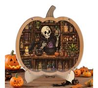 Halloween Puzzle for Small Children Wooden Centerpiece Shaped E