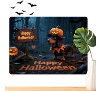 Halloween Puzzle - Halloween Jigsaw Puzzle | 130 Pieces with Pumpkin and Animal Designs | Dachshund Brain Teaser, Fun Activity for Holiday Decor, Kids, Adults, Family Entertainment Night