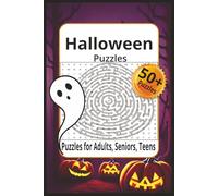 Halloween Puzzles: Halloween Word Searches, Hangman Game, and Mazes about all things spooky, scary, and supernatural/ 6x9 inches / 120 pages /50+ ... Gifts for Vacations, Holidays, and Relaxation