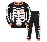 Halloween Pyjamas Boys Girls Cotton Toddler Clothes Pjs Skeleton Pumpkin Sleepwear Long Sleeve Set Unisex Lantern Family Matching Pajamas
