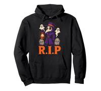 Halloween R.I.P Tombstone Graveyard Ghost Plague Doctor Pullover Hoodie