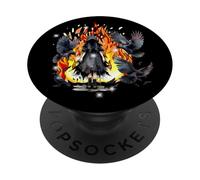 Halloween Raven Crow Witch Bird Occult Crows Birds PopSockets Adhesive PopGrip