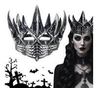 Halloween Raven Crown - Crown Cosplay for Adults, Queen Raven Crown Costume | Halloween Costume Headpiece Crown Gothic Headwear for Birthday Halloween Prom