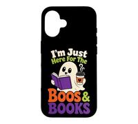 Halloween Reader I'm Just Here For The Boos & Books Case for iPhone 16