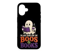 Halloween Reader I'm Just Here For The Boos & Books Case for iPhone 16
