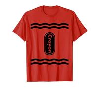 Halloween Red Crayon Group Costume T-Shirt