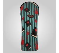 Halloween Red Devil's Eye Blood Handprint Golf Cover Headcover with Interchangeable No. Tags for Woods and Driver Fairway Hybrid (prop2)