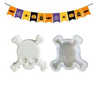 Halloween Resin Molds | Cake Mold | Handmade Mould for Plaster Clay Epoxy Resin Decoration Pendant Cupcake Dessert Jelly Chocolate Crafts Home Arts Party Props