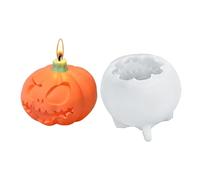 Halloween Resin Molds, Silicone Craft Mould, Soap Casting Tray, Epoxy Shape Form, Easy Release Tool for Plaster Aromatherapy Decoration Art Projects Making Holiday Activities