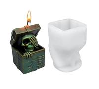 Halloween Resin Molds,Silicone Scented Candle Mould | Spooky Easy Release Mold for Aromatherapy Craft Epoxy Resin Decoration Projects
