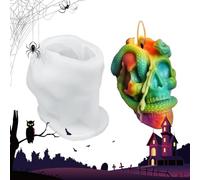 Halloween Resin Molds,Silicone Scented Candle Mould - Spooky Halloween Mold for Epoxy Resin Plaster Aromatherapy Decoration Crafting Projects