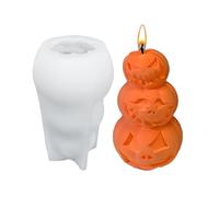 Halloween Resin Molds - Silicone Scented Candle Mould | Spooky Pumpkin Skull Epoxy Resin Moulds Easy Release | Halloween Decorations Art Crafts Supplies for Kids and Adults (A)